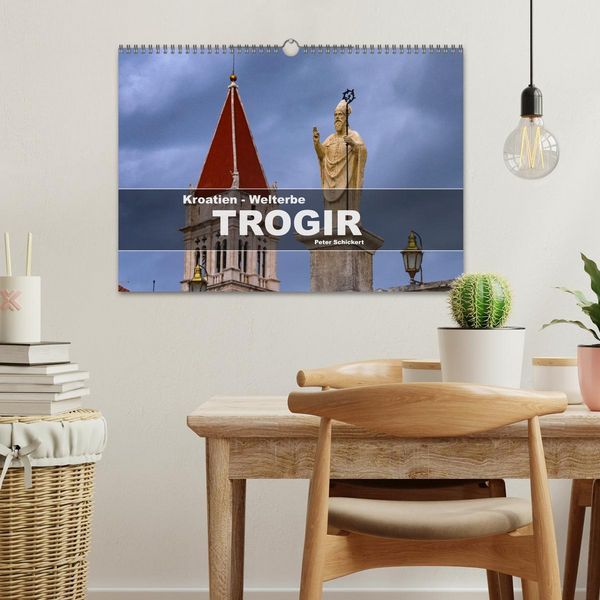 Produktbild: Kroatien - Welterbe Trogir (Wandkalender 2026 DIN A3 quer), CALVENDO Monatskalender