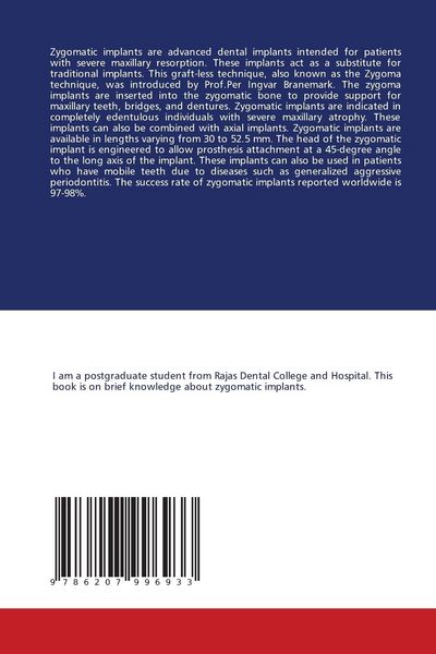 Produktbild: Zygomatic Implants in Rehabilitation Of Atrophic Maxilla