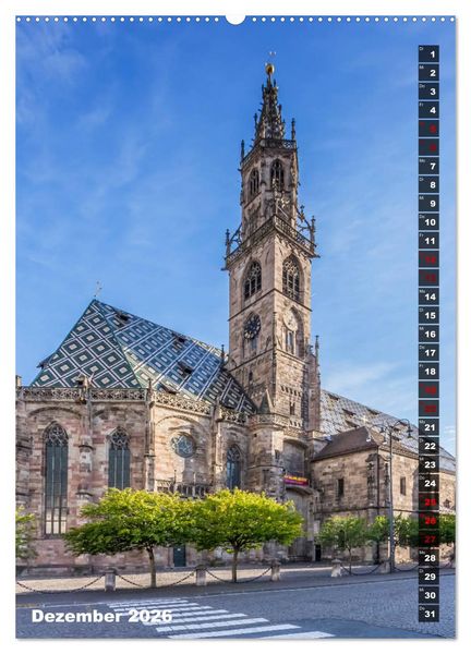 Produktbild: S&Uuml;DTIROL Idylle und historische Bauten (Wandkalender 2026 DIN A2 hoch), CALVENDO Monatskalender
