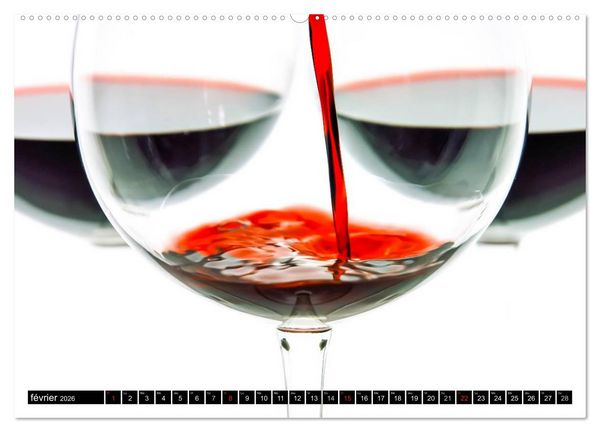 Produktbild: LE VIN (Calendrier mural 2026 DIN A2 vertical) calendrier de bureau