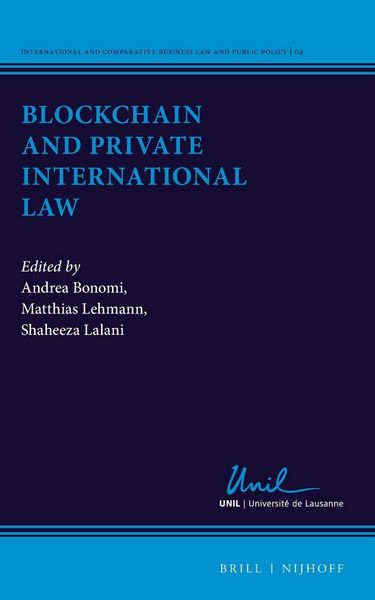 Produktbild: Blockchain and Private International Law