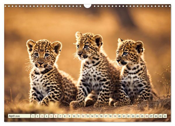 Produktbild: Gefleckte J&auml;ger (Wandkalender 2026 DIN A3 quer), CALVENDO Monatskalender