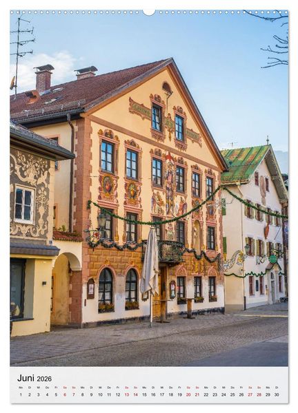 Produktbild: Garmisch-Partenkirchen und die faszinierende Bergwelt der Alpen (hochwertiger Premium Wandkalender 2026 DIN A2 hoch), Kunstdruck in Hochglanz