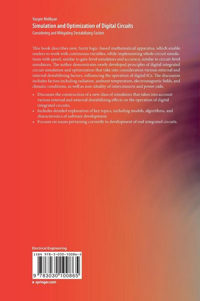 Produktbild: Simulation and Optimization of Digital Circuits
