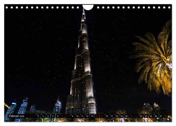 Produktbild: Dubai W&uuml;stenstadt (Wandkalender 2026 DIN A4 quer), CALVENDO Monatskalender