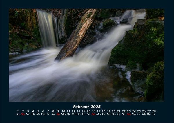 Produktbild: Wasserf&auml;lle 2025 Fotokalender DIN A4