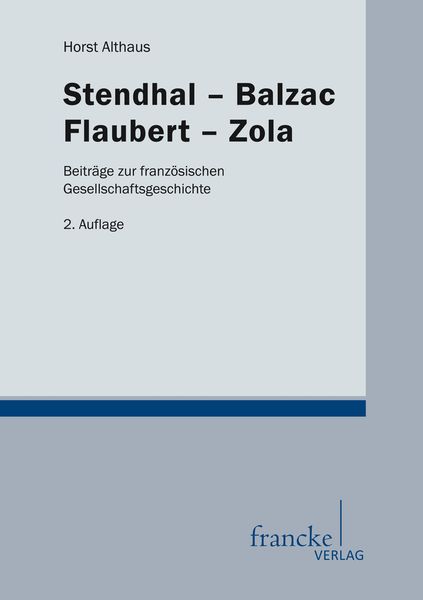Produktbild: Stendhal-Balzac-Flaubert-Zola