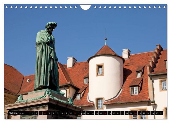 Produktbild: Landeshauptstadt Stuttgart (Wandkalender 2026 DIN A4 quer), CALVENDO Monatskalender