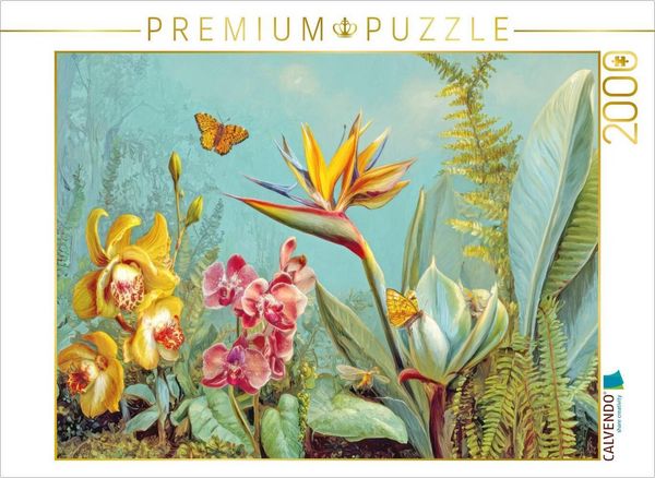 CALVENDO Puzzle Exotische Pflanzenwelt | 2000 Teile Lege-Größe 90x67cm Foto-Puzzle für glückliche Stunden