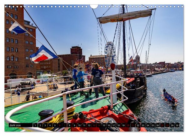 Produktbild: Feuerschiff Elbe 1 - In der Hansestadt Wismar (Wandkalender 2026 DIN A3 quer), CALVENDO Monatskalender
