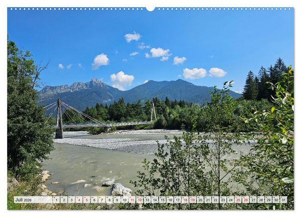 Produktbild: Vom Formarinsee bis Landsberg am Lech - Auf dem Lechradweg (hochwertiger Premium Wandkalender 2026 DIN A2 quer), Kunstdruck in Hochglanz