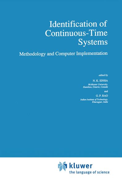 Produktbild: Identification of Continuous-Time Systems