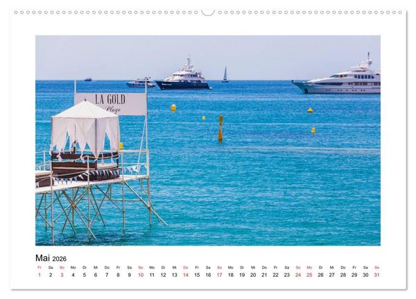 Produktbild: COTE D'AZUR Impressionen (hochwertiger Premium Wandkalender 2026 DIN A2 quer), Kunstdruck in Hochglanz