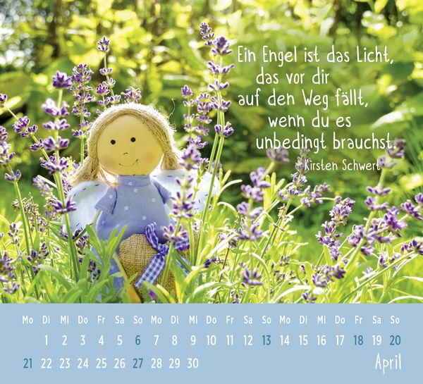 'Mini-Kalender 2025: Der kleine Schutzengelkalender' - 'GROH-Verlag'