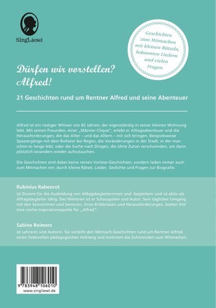 Produktbild: Rentner Alfred und seine Abenteuer