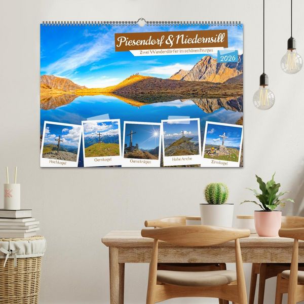 Produktbild: Piesendorf & Niedernsill (Wandkalender 2026 DIN A2 quer), CALVENDO Monatskalender