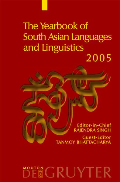 Produktbild: The Yearbook of South Asian Languages and Linguistics / 2005