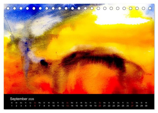 Produktbild: Modern Art (Tischkalender 2026 DIN A5 quer), CALVENDO Monatskalender