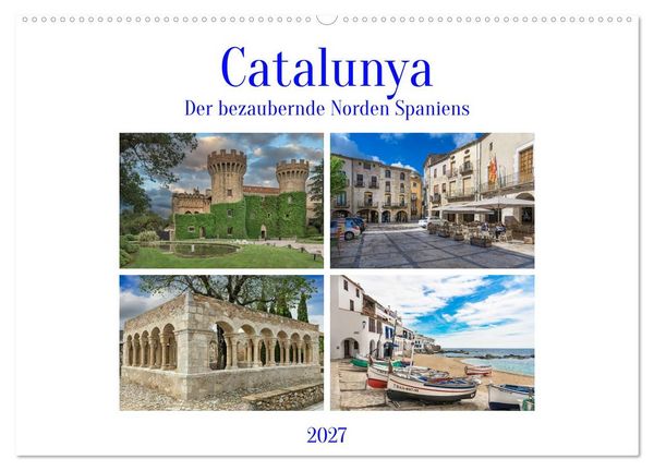 Produktbild: Catalunya, der bezaubernde Norden Spaniens (Wandkalender 2027 DIN A2 quer), CALVENDO Monatskalender