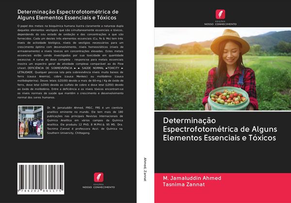 Produktbild: Determina&ccedil;&atilde;o Espectrofotom&eacute;trica de Alguns Elementos Essenciais e T&oacute;xicos
