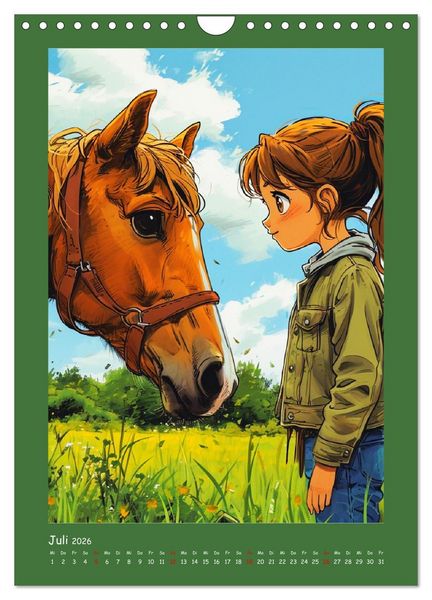 Produktbild: Anime Kids. Outdoor Kinderspa&szlig; und Sport (Wandkalender 2026 DIN A4 hoch), CALVENDO Monatskalender
