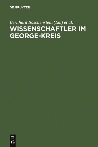 Produktbild: Wissenschaftler im George-Kreis