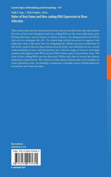 Produktbild: Roles of Host Gene and Non-coding RNA Expression in Virus Infection