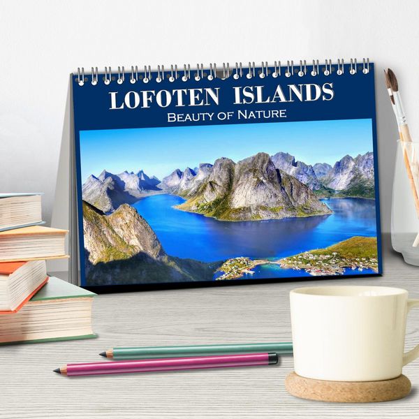 Produktbild: Lofoten Islands, Beauty of Nature (Desk Calendar 2026 DIN A5 landscape), CALVENDO 12 Month DeskCalendar