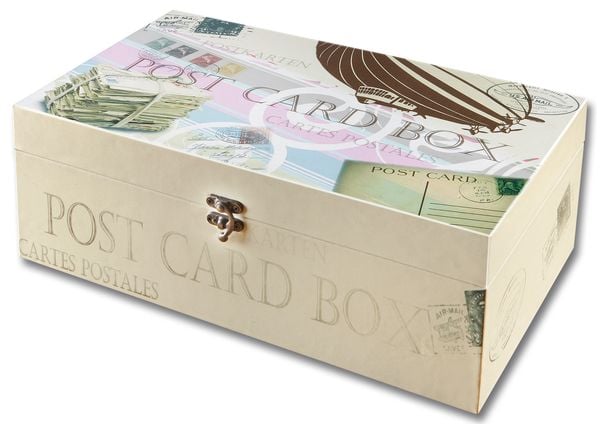 Postkarten-Sammelbox Retro-Style