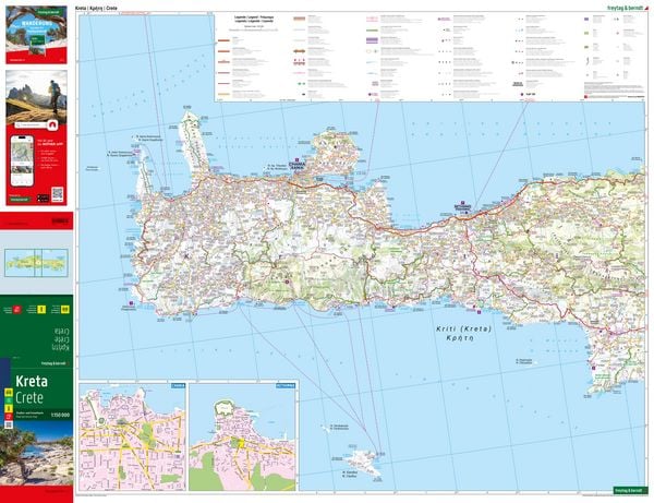 Produktbild: Kreta, Stra&szlig;en- und Freizeitkarte 1:150.000, freytag & berndt
