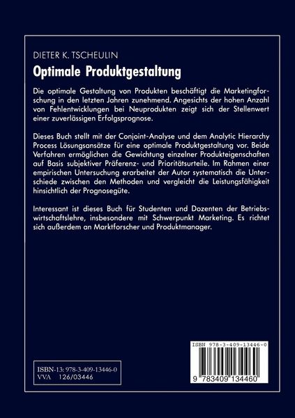 Produktbild: Optimale Produktgestaltung