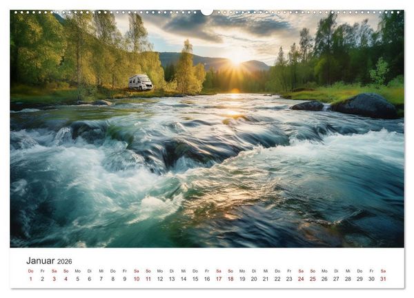 Produktbild: Der Ruf des Nordens (hochwertiger Premium Wandkalender 2026 DIN A2 quer), Kunstdruck in Hochglanz