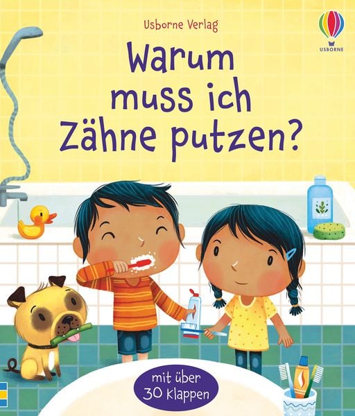 Warum muss ich Zähne putzen?, Gebundene Ausgabe von Katie Daynes, Usborne, 978-1-78941-334-2