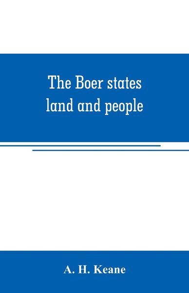 Produktbild: The Boer states; land and people