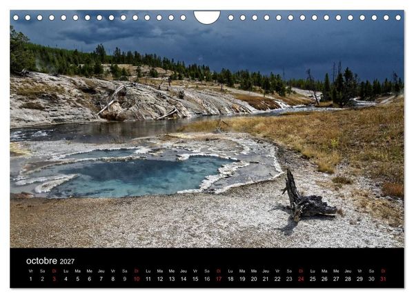 Produktbild: Yellowstone Un grand parc am&eacute;ricain (Calendrier mural 2027 DIN A4 vertical), CALVENDO calendrier mensuel