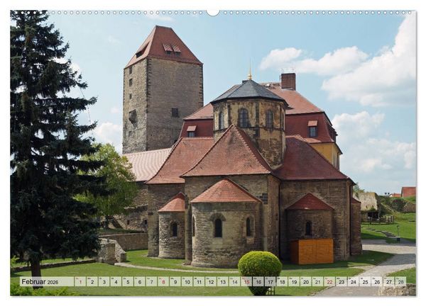 Produktbild: Geheimnisse ostdeutscher Kultur - Schl&ouml;sser und Burgen (hochwertiger Premium Wandkalender 2026 DIN A2 quer), Kunstdruck in Hochglanz