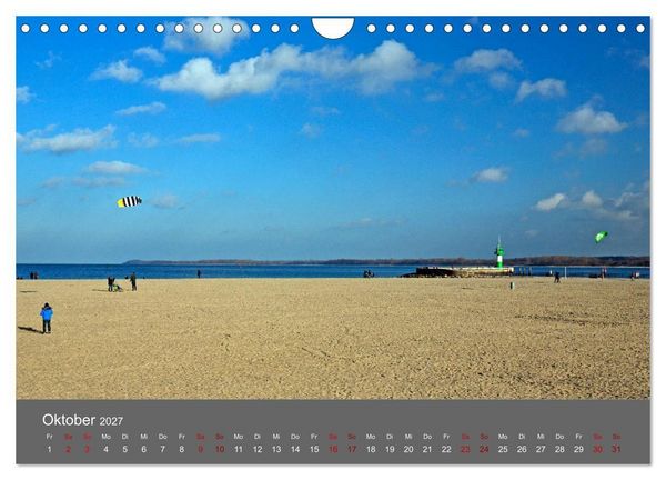 Produktbild: L&uuml;becker Bucht - Travem&uuml;nde - Niendorf - Timmendorf (Wandkalender 2027 DIN A4 quer), CALVENDO Monatskalender