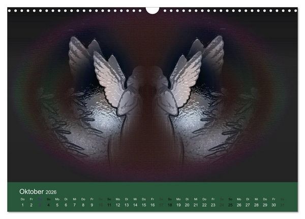 Produktbild: AUF ENGELSFL&Uuml;GELN (Wandkalender 2026 DIN A3 quer), CALVENDO Monatskalender