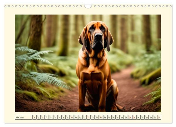 Produktbild: Treue Jagdbegleiter (Wandkalender 2026 DIN A3 quer), CALVENDO Monatskalender