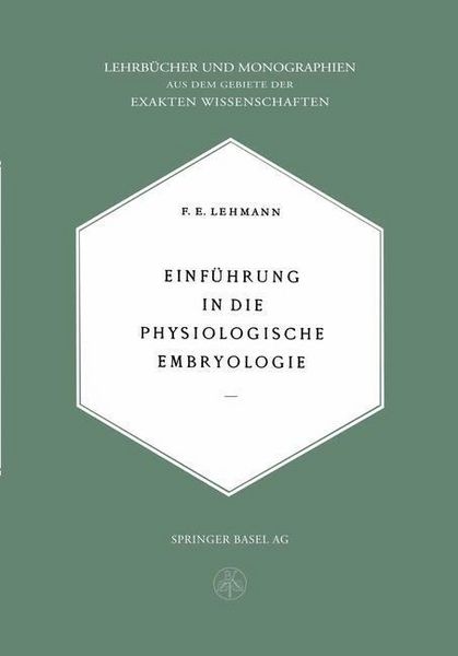 Produktbild: Einf&uuml;hrung in die Physiologische Embryologie
