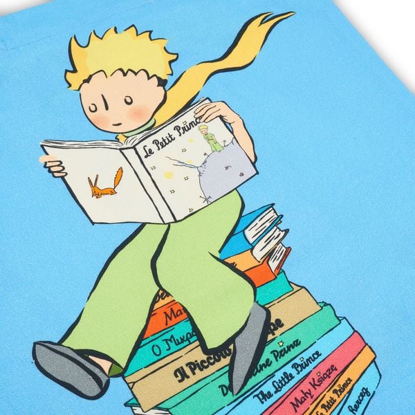 Produktbild: Buchtasche "Der kleine Prinz" - Bücherstapel