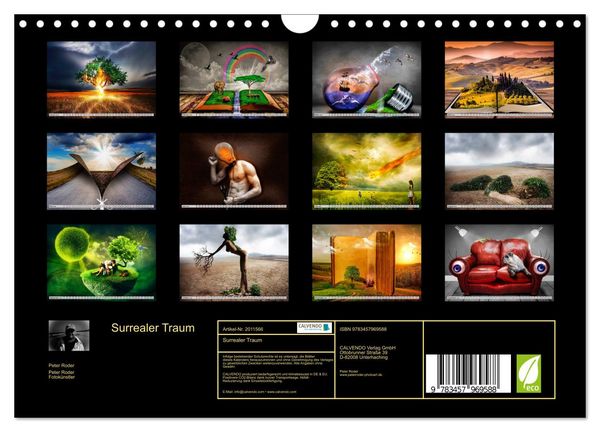 Produktbild: Surrealer Traum (Wandkalender 2026 DIN A4 quer), CALVENDO Monatskalender