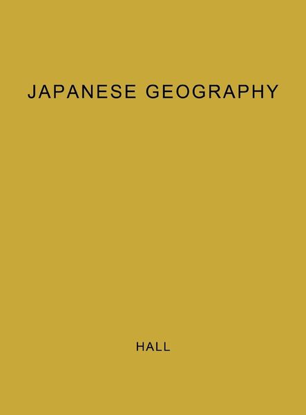 Produktbild: Japanese Geography