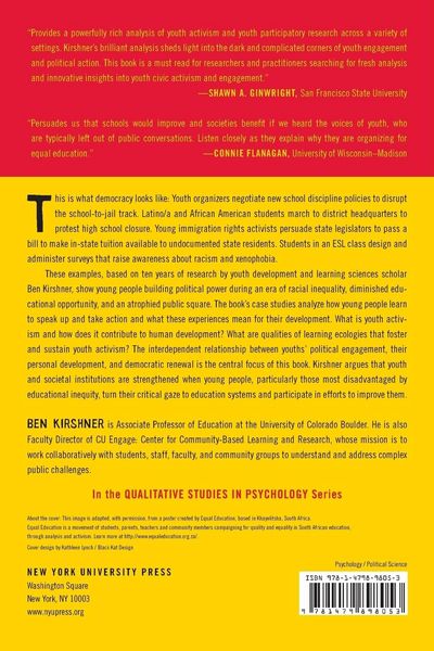 Produktbild: Youth Activism in an Era of Education Inequality