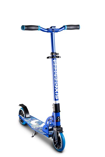 Produktbild: SIX DEGREES Alu Scooter Junior 145 blau