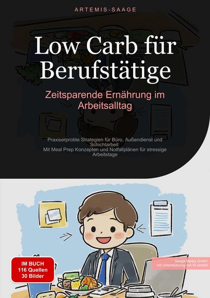 Produktbild: Low Carb f&uuml;r Berufst&auml;tige: Zeitsparende Ern&auml;hrung im Arbeitsalltag