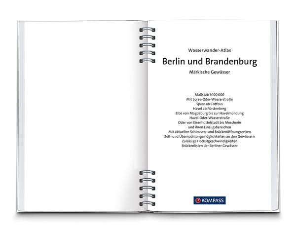 Produktbild: KOMPASS Wasserwanderatlas Berlin und Brandenburg