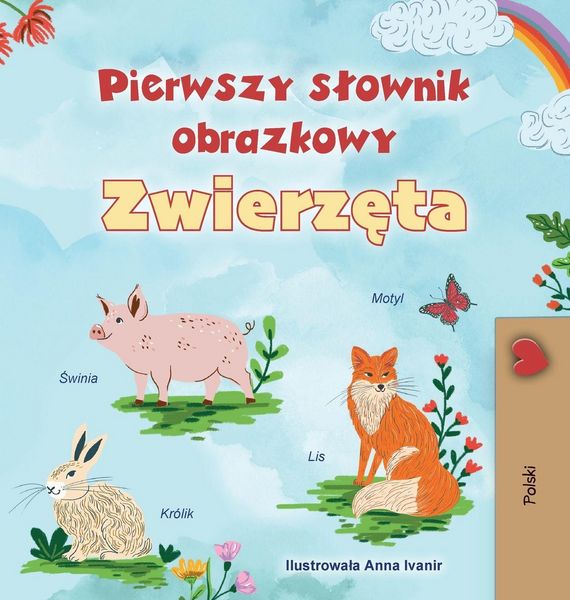 Produktbild: First Picture Dictionary - Animals (Polish Children's Book)