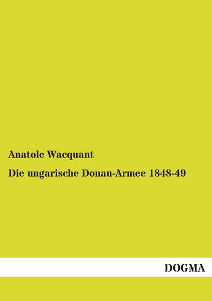 Produktbild: Die ungarische Donau-Armee 1848-49