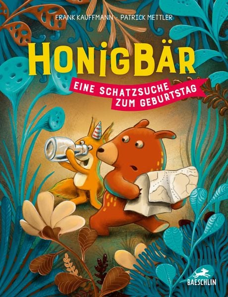 Honigbär - Eine Schatzsuche zum Geburtstag, Gebundene Ausgabe von Frank Kauffmann, Baeschlin, 978-3-03893-064-8